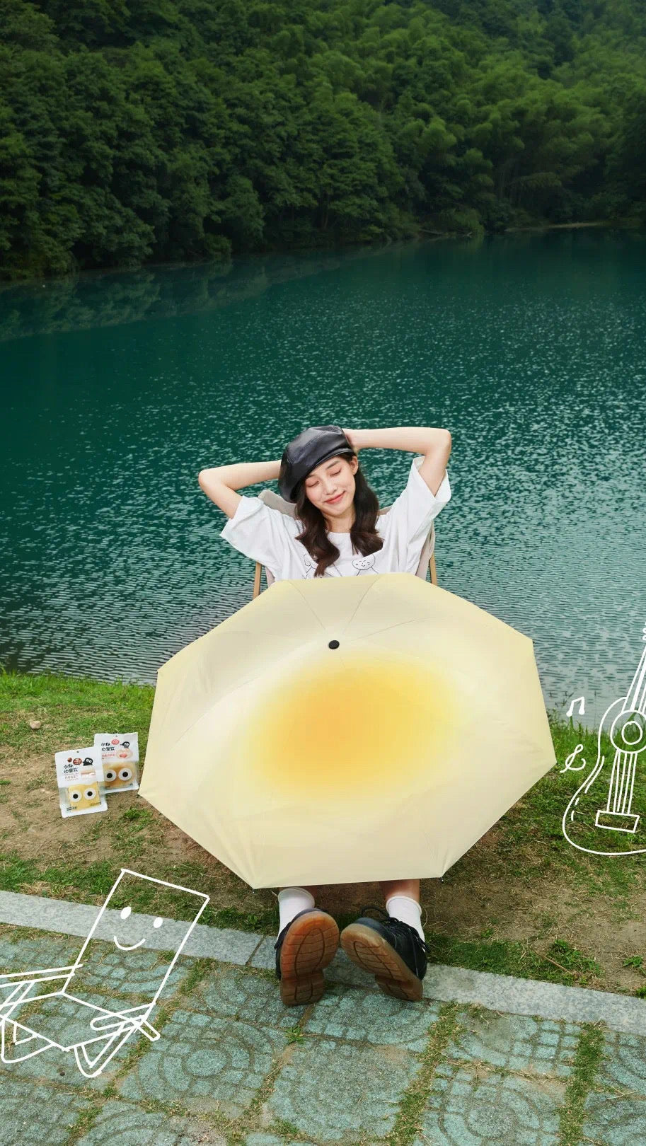 Xiao Bai Double Layer UV protection Umbrella ( Limited Edition)