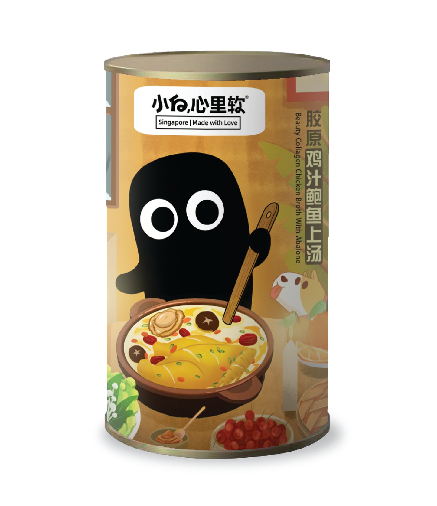Xiao Bai  Premium Golden / Beauty Collagen Chicken Broth With Abalone